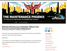 Tablet Screenshot of maintenancephoenix.com